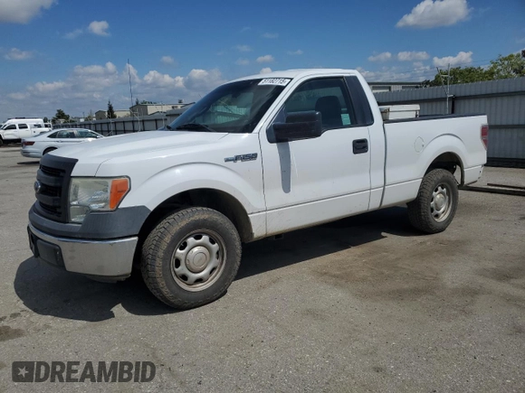 2014 Ford F-150 XL with VIN 1FTMF1CM2EKF62367, listed as a Copart auction lot 51182715 with 155,816 mi miles and Clean Title. Bid and sale history available at carsss.com. Image 1.