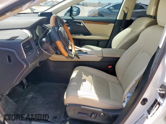 2022 Lexus RX 350 with VIN 2T2HZMAA3NC248761, listed as a Copart auction lot 60498775 with 9,157 mi miles and Salvage title. Bid and sale history available at DreamBid. Image 7.