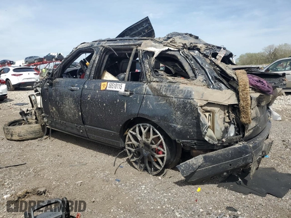 2020 Land Rover Range Rover SV Autobiography Dynamic with VIN SALGW2RE2LA580463, listed as a Copart auction lot 50518115 with Not provided miles and Salvage title. Bid and sale history available at DreamBid. Image 2.
