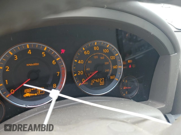 2007 Infiniti FX with VIN JNRAS08W37X203103, listed as a Copart auction lot 64521224 with 124,227 mi miles and Salvage title. Bid and sale history available at DreamBid. Image 9.