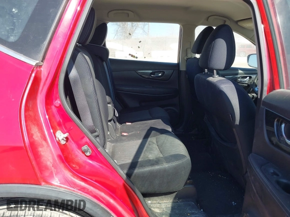 2017 Nissan Rogue SV with VIN JN8AT2MVXHW255006, listed as a IAAI auction lot 41788317 with 83,928 mi miles. Bid and sale history available at carsss.com. Image 8.