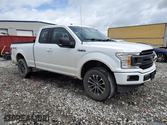 2018 Ford F-150 XL with VIN 1FTFX1EG2JFC83274, listed as a Copart auction lot 55134915 with 89,875 mi miles and Salvage title. Bid and sale history available at DreamBid. Image 4.