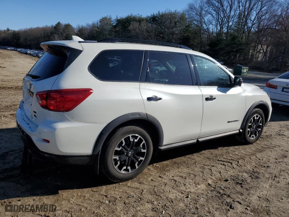 2020 Nissan Pathfinder SL with VIN 5N1DR2CM7LC605312, listed as a Copart auction lot 48824484 with 42,217 mi miles and Non Repairable. Bid and sale history available at carsss.com. Image 3.