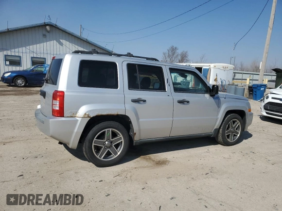 2009 Jeep Patriot Sport with VIN 1J8FT28B59D126503, listed as a Copart auction lot 48994695 with 167,804 mi miles and Salvage Title. Bid and sale history available at DreamBid. Image 3.