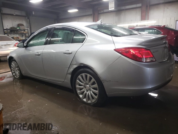 2011 Buick Regal CXL RL1 with VIN 2G4GN5EC0B9212496, listed as a Copart auction lot 89099435 with 61,905 mi miles and Salvage Title. Bid and sale history available at DreamBid. Image 2.