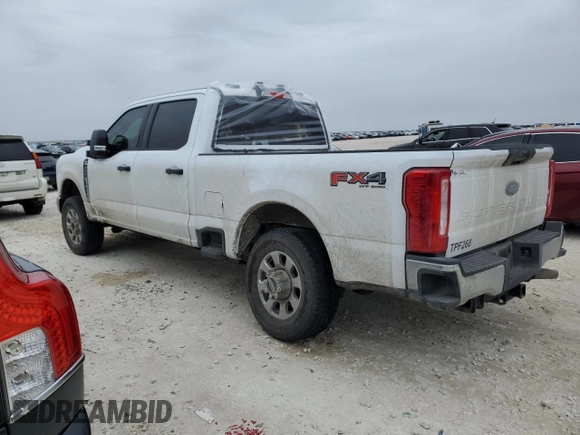 2024 Ford Super Duty F-250 SRW XL with VIN 1FT7W2BN2RED65099, listed as a Copart auction lot 46149515 with 15,171 mi miles and Salvage Title. Bid and sale history available at carsss.com. Image 2.
