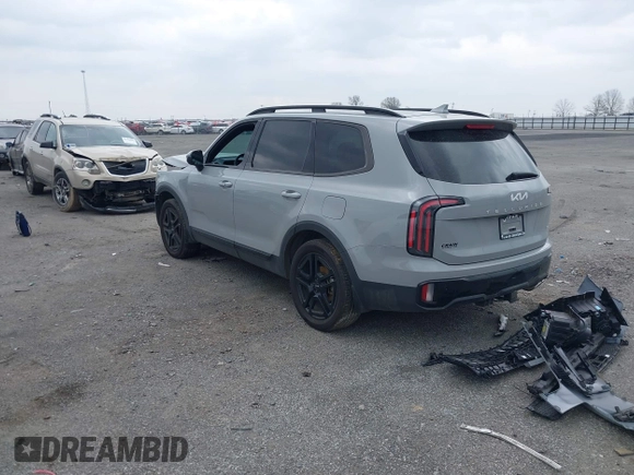 2024 Kia Telluride EX X-Line z VIN 5XYP3DGC2RG496309, wystawiony jako IAAI lot #41804549 z przebiegiem 16 785 mil mil oraz . Historia ofert i sprzedaży dostępna na DreamBid. Obrazek 3.