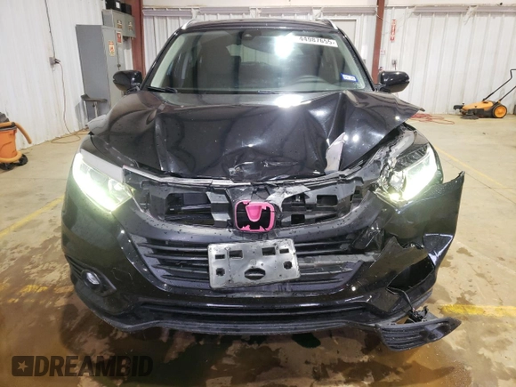2022 Honda HR-V EX with VIN 3CZRU6H55NM710041, listed as a Copart auction lot 44987655 with 51,222 mi miles and Salvage Title. Bid and sale history available at carsss.com. Image 5.