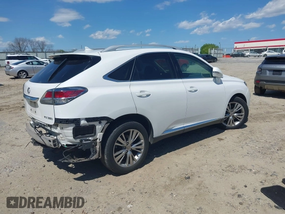 2013 Lexus RX 350 z VIN 2T2ZK1BA9DC128581, wystawiony jako IAAI lot #41867646 z przebiegiem 123 400 mil mil oraz . Historia ofert i sprzedaży dostępna na DreamBid. Obrazek 4.