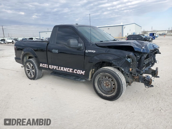 2018 Ford F-150 XL with VIN 1FTMF1EB8JFB17985, listed as a Copart auction lot 88501295 with 117,208 mi miles and Clean title. Bid and sale history available at DreamBid. Image 4.