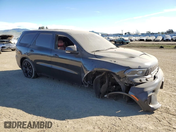 2022 Dodge Durango R/T Plus with VIN 1C4SDJCT4NC222037, listed as a Copart auction lot 48144735 with 48,004 mi miles and Salvage title. Bid and sale history available at DreamBid. Image 4.