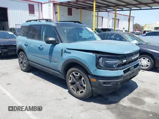 2023 Ford Bronco Sport Outer Banks with VIN 3FMCR9C62PRD61985, listed as a IAAI auction lot 42304591 with 18,879 mi miles and . Bid and sale history available at DreamBid. Image 1.