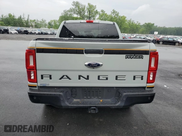 2023 Ford Ranger XL with VIN 1FTER4FH7PLE03501, listed as a Copart auction lot 59953735 with 16,161 mi miles and Salvage title. Bid and sale history available at DreamBid. Image 6.