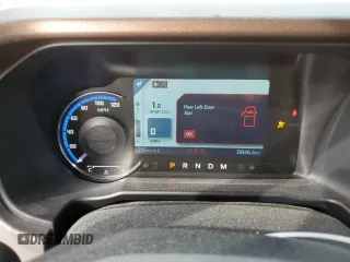 2021 Ford Bronco с VIN 1FMEE5DP6MLA88337, выставлен на аукционе Copart как лот 76057734 с пробегом 31 846 миль миль и Списание • Salvage title. История ставок и продаж доступна на DreamBid. Изображение 9.