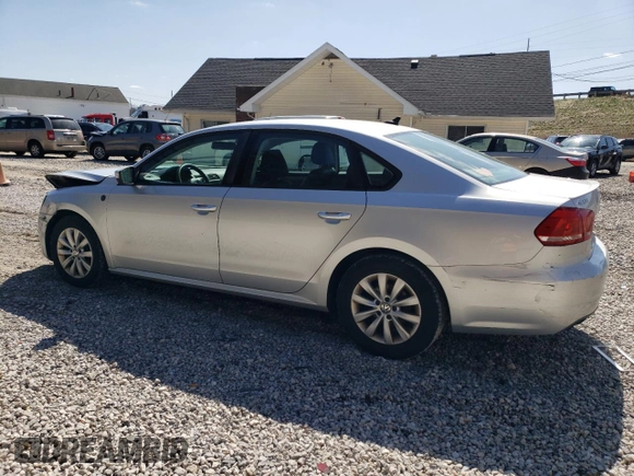 2013 Volkswagen Passat Wolfsburg Edition with VIN 1VWAP7A37DC133728, listed as a Copart auction lot 51570485 with 190,876 mi miles and Salvage Title. Bid and sale history available at carsss.com. Image 2.