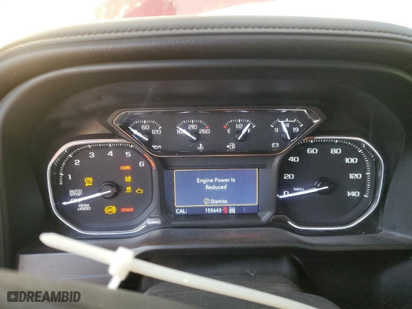 2020 GMC Sierra 1500 SLE with VIN 1GTR9BED7LZ358085, listed as a Copart auction lot 87418044 with 155,643 mi miles and Salvage Title. Bid and sale history available at carsss.com. Image 9.