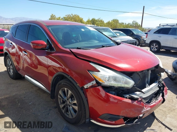 2017 Nissan Murano Platinum with VIN 5N1AZ2MGXHN138149, listed as a IAAI auction lot 42328664 with 93,658 mi miles and . Bid and sale history available at DreamBid. Image 1.