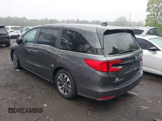 2022 Honda Odyssey EX-L z VIN 5FNRL6H77NB018068, wystawiony jako IAAI lot #42260972 z przebiegiem 37 990 mil mil oraz . Historia ofert i sprzedaży dostępna na DreamBid. Obrazek 3.