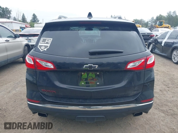 2019 Chevrolet Equinox Premier with VIN 2GNAXYEX5K6303782, listed as a IAAI auction lot 42474672 with 55,889 mi miles and . Bid and sale history available at DreamBid. Image 16.
