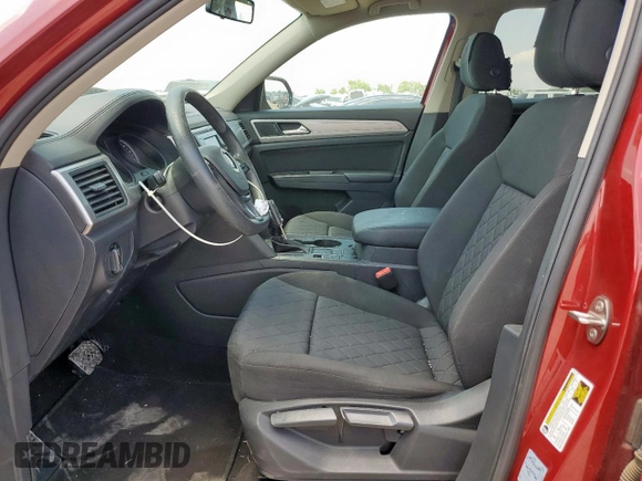 2018 Volkswagen Atlas S with VIN 1V2AP2CA9JC599351, listed as a Copart auction lot 58223485 with 69,527 mi miles and Salvage title. Bid and sale history available at DreamBid. Image 7.