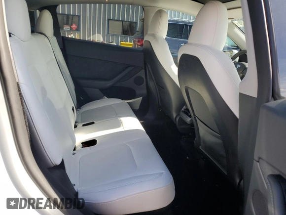 2023 Tesla Model Y Long Range with VIN 7SAYGDEE5PF831826, listed as a Copart auction lot 43752525 with 22,337 mi miles and Salvage Title. Bid and sale history available at DreamBid. Image 12.