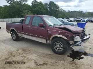 1997 Ford F-150 XL with VIN 1FTEX17L5VNB49991, listed as a Copart auction lot 53856505 with 170,246 mi miles and Salvage title. Bid and sale history available at DreamBid. Image 4.