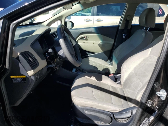 2014 Kia Rio LX with VIN KNADM4A35E6403608, listed as a Copart auction lot 72610344 with 114,585 mi miles and Non Repairable. Bid and sale history available at DreamBid. Image 7.