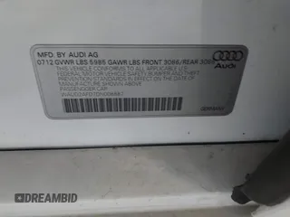 2013 Audi S8 z VIN WAUD2AFD7DN008887, wystawiony jako IAAI lot #42314337 z przebiegiem 155 978 mil mil oraz . Historia ofert i sprzedaży dostępna na DreamBid. Obrazek 9.