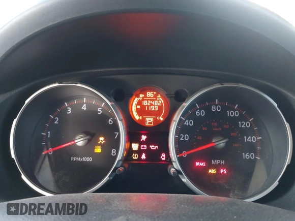 2009 Nissan Rogue SL with VIN JN8AS58T29W060645, listed as a IAAI auction lot 41912602 with 182,482 mi miles and . Bid and sale history available at DreamBid. Image 7.
