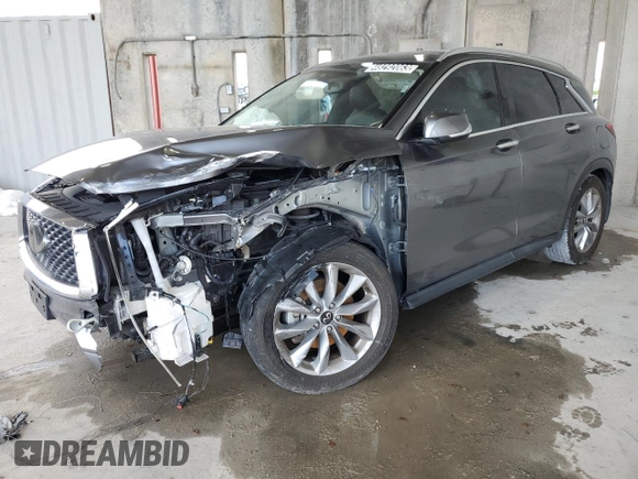 2020 Infiniti QX50 LUXE with VIN 3PCAJ5M16LF115015, listed as a Copart auction lot 48292063 with 35,224 mi miles. Bid and sale history available at carsss.com. Image 1.