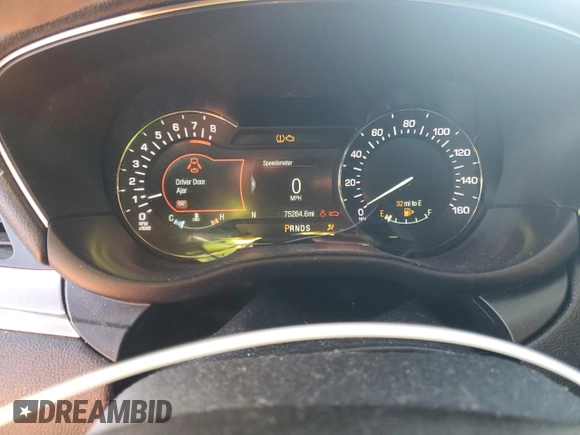 2019 Lincoln MKC Standard with VIN 5LMCJ1D99KUL17806, listed as a Copart auction lot 46578305 with 75,264 mi miles and Salvage Title. Bid and sale history available at carsss.com. Image 9.