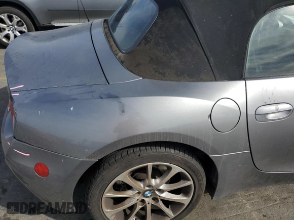 2008 BMW Z4 3.0i z VIN 4USBU335X8LW74795, wystawiony jako Copart lot #78286874 z przebiegiem 64 869 mil mil oraz Szkoda całkowita • Salvage title. Historia ofert i sprzedaży dostępna na DreamBid. Obrazek 10.