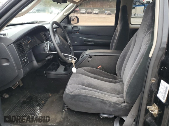 2002 Dodge Dakota with VIN 1B7GL12X42S530775, listed as a Copart auction lot 81106564 with 197,366 mi miles and Salvage Title. Bid and sale history available at carsss.com. Image 7.