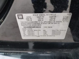 2017 Chevrolet Silverado 1500 LT with VIN 1GCUKREC2HF208232, listed as a IAAI auction lot 40933445 with 105,928 mi miles and . Bid and sale history available at DreamBid. Image 9.