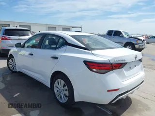 2025 Nissan Sentra S with VIN 3N1AB8BV5SY206433, listed as a IAAI auction lot 41790895 with 952 mi miles and . Bid and sale history available at DreamBid. Image 3.