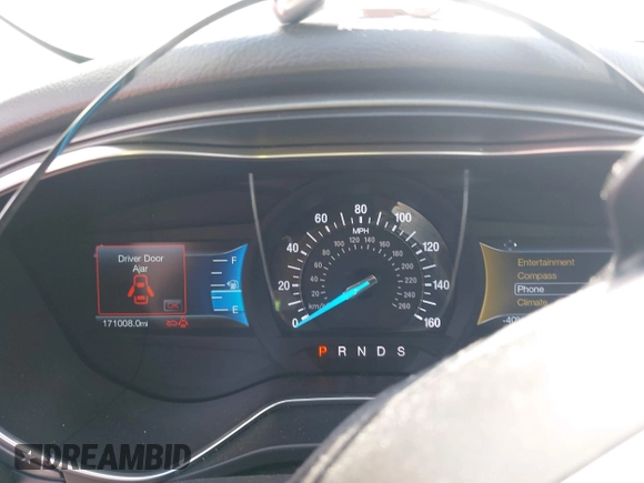 2015 Ford Fusion Titanium with VIN 3FA6P0K90FR207410, listed as a IAAI auction lot 41742534 with 171,008 mi miles. Bid and sale history available at carsss.com. Image 7.