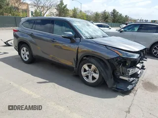 2021 Toyota Highlander L with VIN 5TDZZRAH3MS040663, listed as a IAAI auction lot 41945677 with 64,069 mi miles and . Bid and sale history available at DreamBid. Image 1.