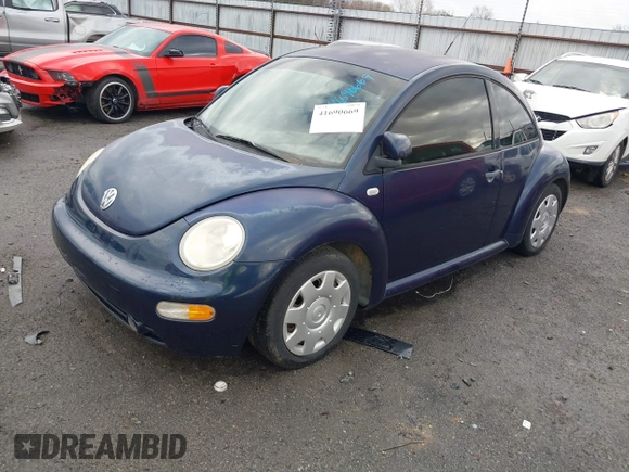 1999 Volkswagen Beetle GLS with VIN 3VWCA21C9XM417149, listed as a IAAI auction lot 41690669 with 147,897 mi miles and . Bid and sale history available at DreamBid. Image 18.