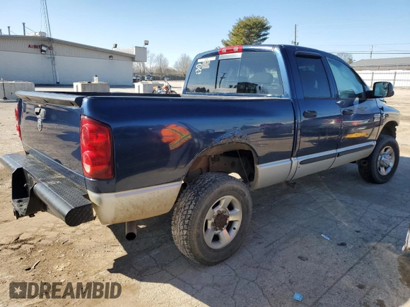 2007 Dodge Ram 2500 SLT with VIN 1D7KS28C57J543352, listed as a Copart auction lot 44964395 with 276,528 mi miles and Salvage Title. Bid and sale history available at carsss.com. Image 3.