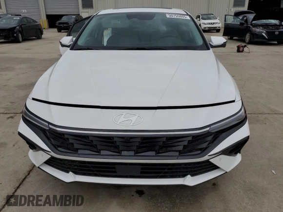 2024 Hyundai Elantra Limited with VIN KMHLP4DG7RU793239, listed as a Copart auction lot 50755805 with 2,535 mi miles and Salvage Title. Bid and sale history available at DreamBid. Image 5.
