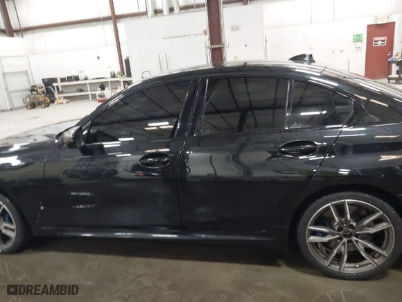 2020 BMW 3 Series M340i with VIN WBA5U7C05LFH82599, listed as a IAAI auction lot 41844916 with 51,533 mi miles. Bid and sale history available at carsss.com. Image 14.