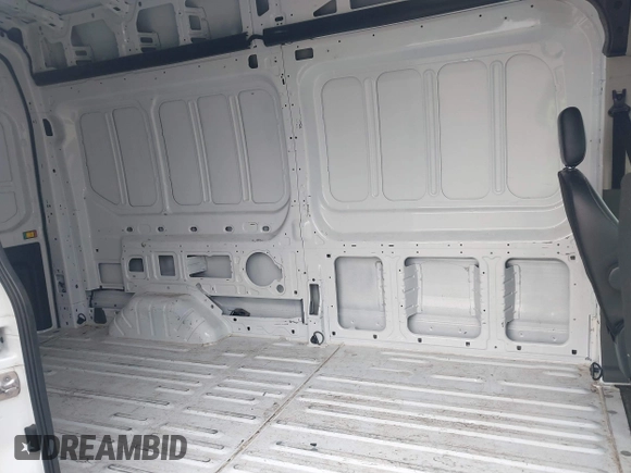 2023 Ford Transit Cargo with VIN 1FTBR2X87PKA51211, listed as a IAAI auction lot 41631315 with 42,688 mi miles and . Bid and sale history available at DreamBid. Image 8.