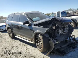 2017 Mercedes-Benz GLS with VIN 4JGDF7FE8HA885805, listed as a Copart auction lot 75594054 with 102,551 mi miles and Salvage Title. Bid and sale history available at carsss.com. Image 4.