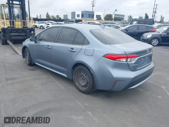 2021 Toyota Corolla LE with VIN JTDEPMAE1MJ118836, listed as a IAAI auction lot 41261340 with 1 mi miles. Bid and sale history available at carsss.com. Image 3.