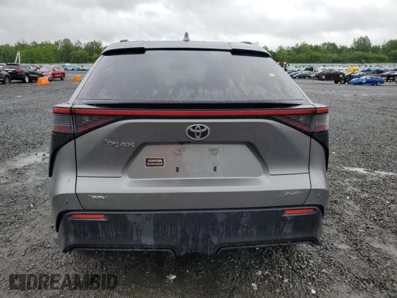 2024 Toyota bZ4X XLE with VIN JTMABACA3RA079406, listed as a Copart auction lot 56758445 with 3,483 mi miles and Salvage title. Bid and sale history available at DreamBid. Image 6.