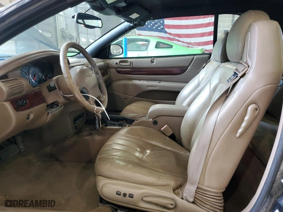 2001 Chrysler Sebring LXi with VIN 1C3EL55U61N635710, listed as a Copart auction lot 53692294 with 202,914 mi miles and Salvage Title. Bid and sale history available at carsss.com. Image 7.
