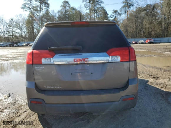 2010 GMC Terrain SLT-1 with VIN 2CTALFEW6A6411721, listed as a Copart auction lot 45988925 with 115,223 mi miles and Salvage Title. Bid and sale history available at carsss.com. Image 6.