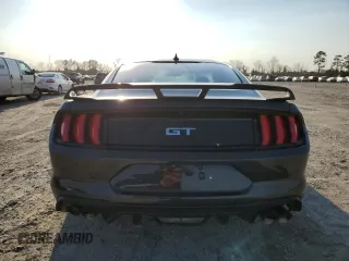 2023 Ford Mustang GT with VIN 1FA6P8CF8P5302384, listed as a Copart auction lot 45262815 with 0 mi miles and Salvage Title. Bid and sale history available at carsss.com. Image 6.