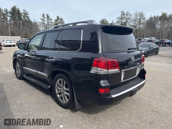 2013 Lexus LX 570 with VIN JTJHY7AX9D4126420, listed as a IAAI auction lot 41794133 with 156,035 mi miles and . Bid and sale history available at DreamBid. Image 3.