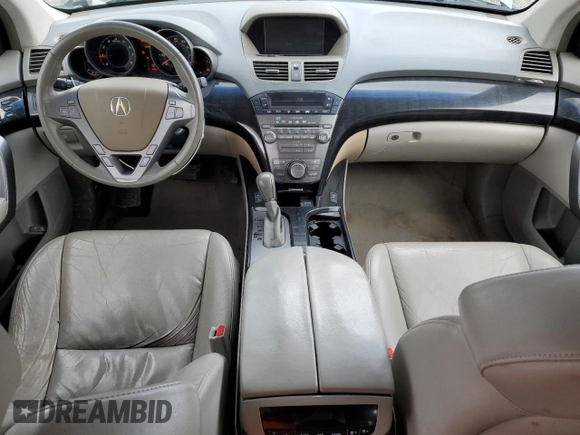 2009 Acura MDX Tech Pkg with VIN 2HNYD28629H505889, listed as a Copart auction lot 50483905 with 159,494 mi miles and Salvage Title. Bid and sale history available at carsss.com. Image 8.